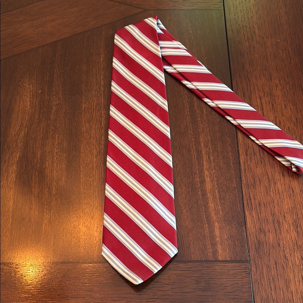 Brooks Brothers Red and Blue Classic Striped Tie